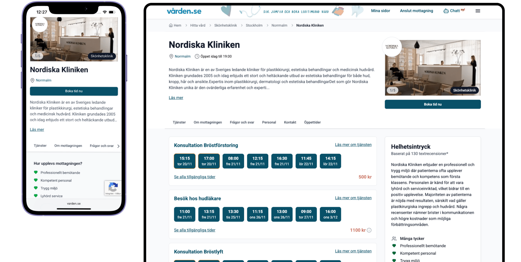 Vårdgivarprofil-landing-page-plastikkirurgi